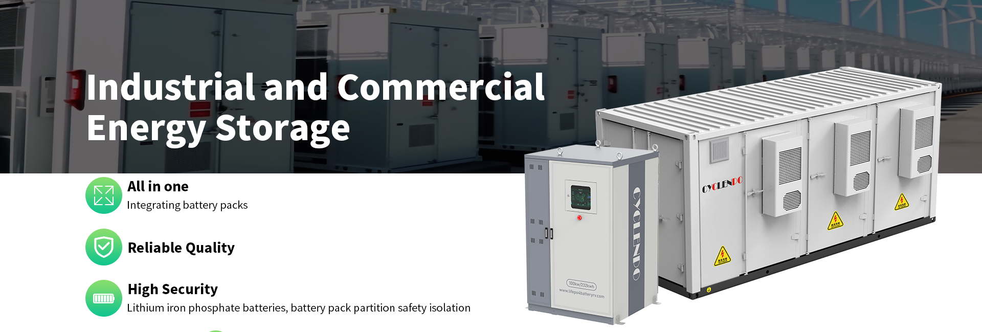 Commercial and Industrial Energy Storage Systems